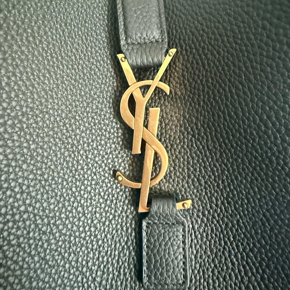 Yves Saint Laurent Black Leather Tote Bag - Picture 5 of 15